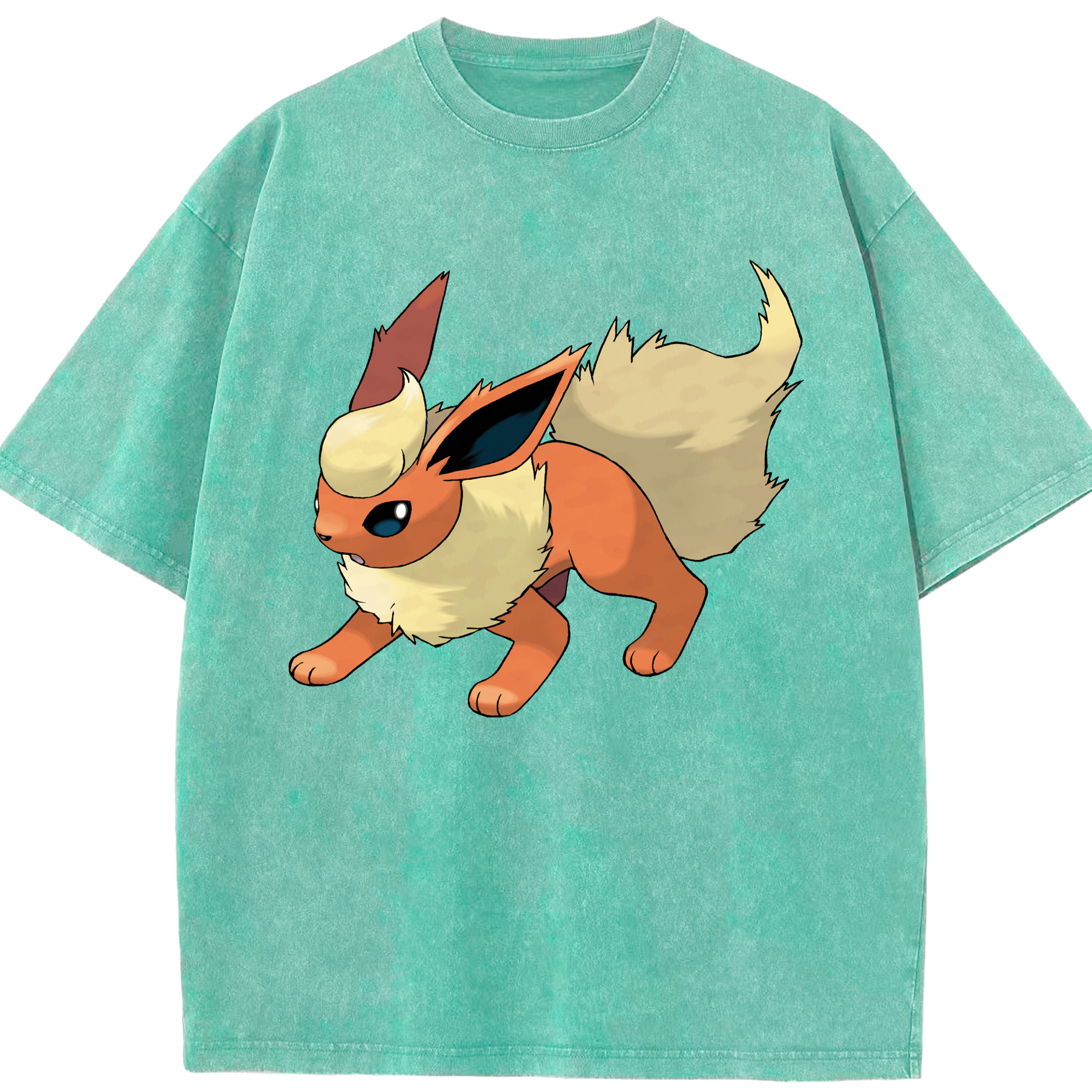 （画像用） ポケットモンスター Pokémon 綿100% ヴィンテージ風 半袖Tシャツ（フロントプリント）